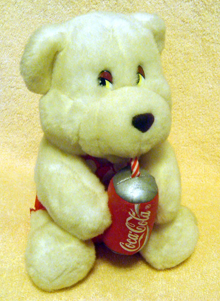 1993 Coca-Cola Plush ( White )