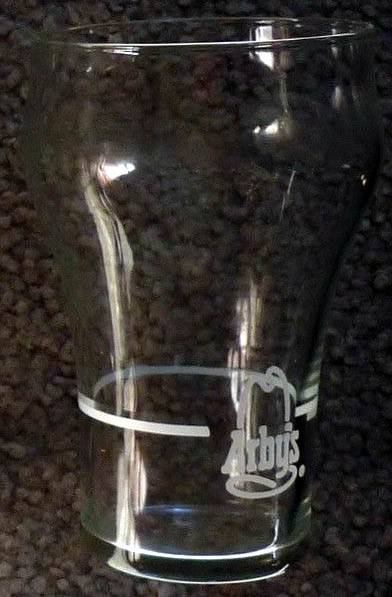 Arby’s Syrup Line Glass
