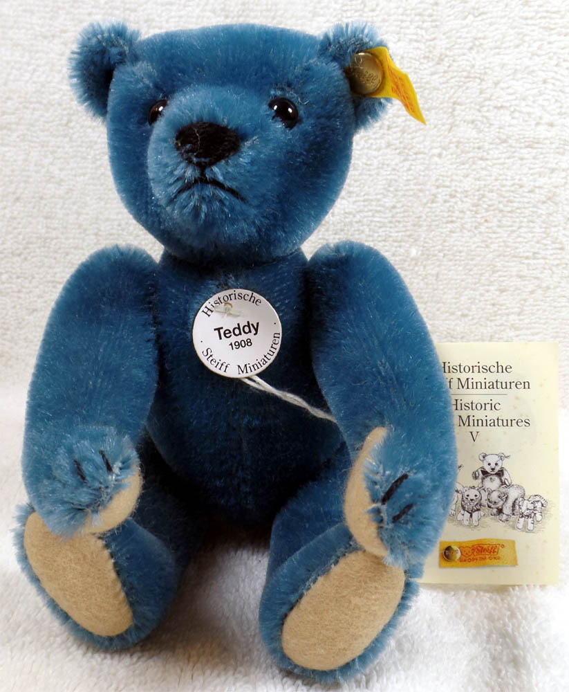 Steiff Blue Teddy Bear