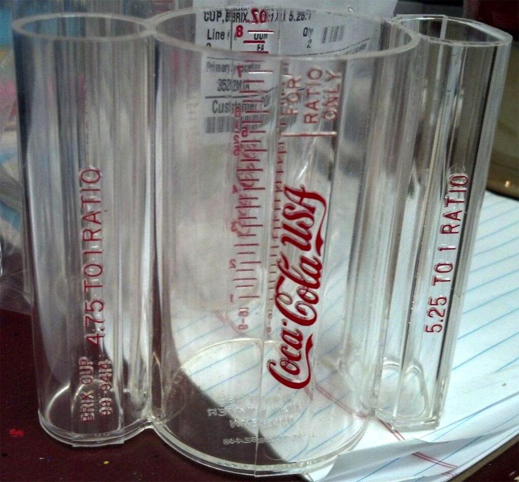 Brix Coca-Cola Syrup Ratio Measuring Cup