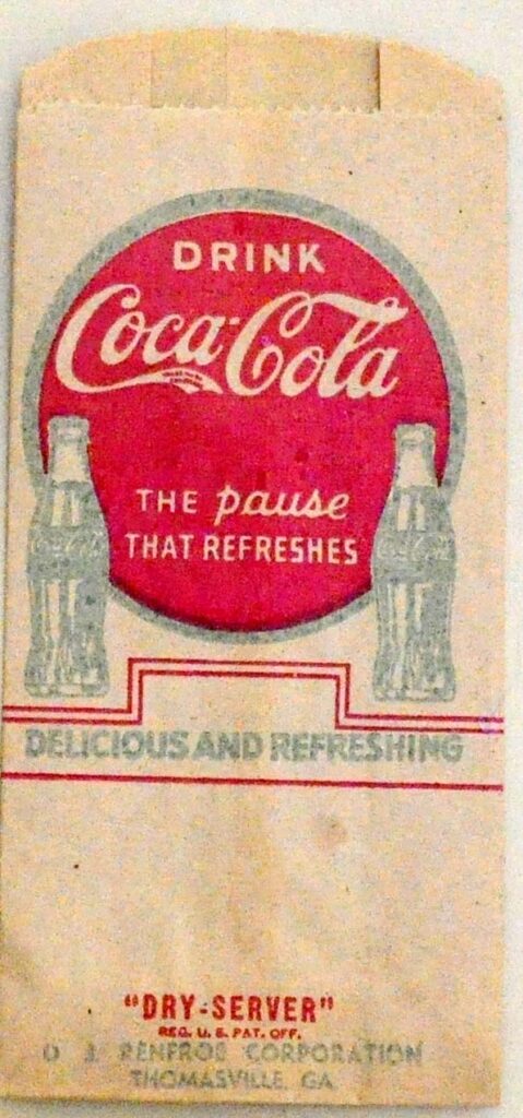 Coca-Cola No-Drip Bottle Protector – Item #16 “Delicious and Refreshing”