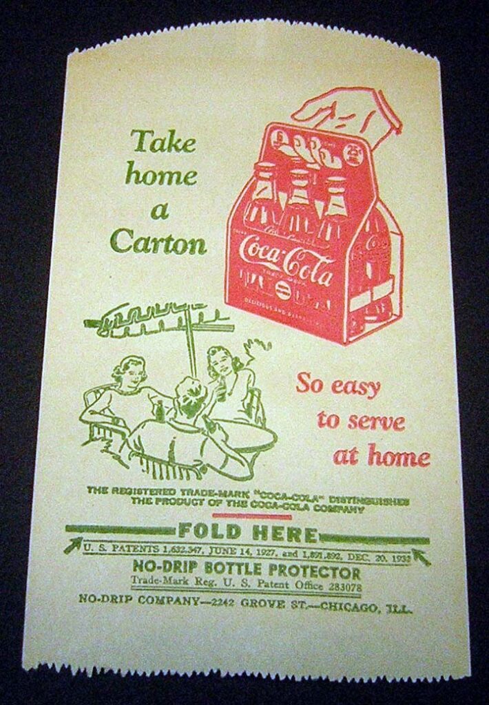 Coca-Cola No-Drip Bottle Protector – Item #7 “Take Home A Carton”
