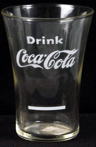 Coca-Cola Syrup Line Glass
