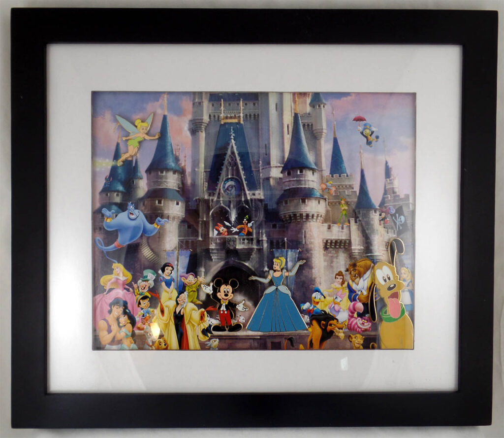 Disney Cinderella’s Castle Framed Pin Set