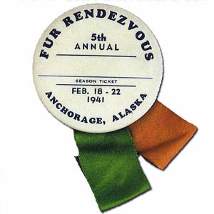 Fur Rendezvous Season Ticket – 1942