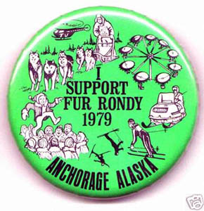Fur Rendezvous Button – 1979