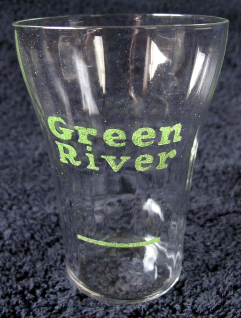 Green River Syrup Line Glass