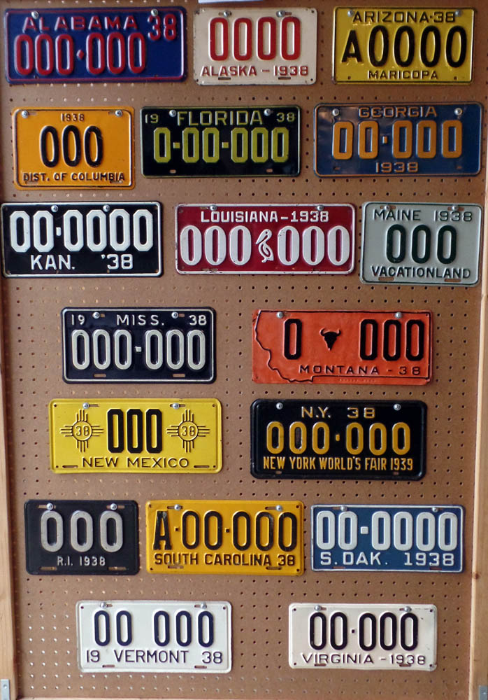 Vintage License Plates