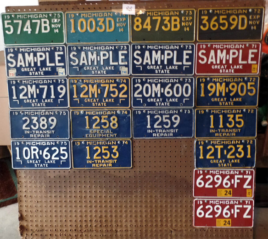 License Plates Group Bb