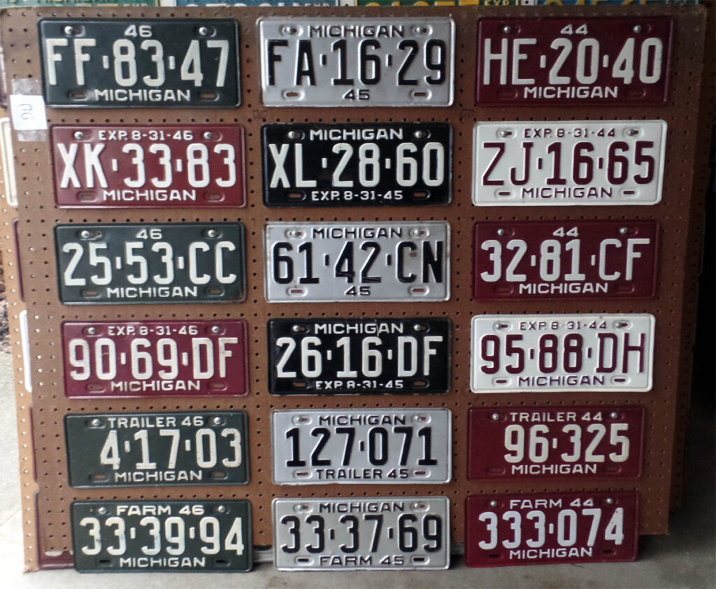 License Plates Group Dd