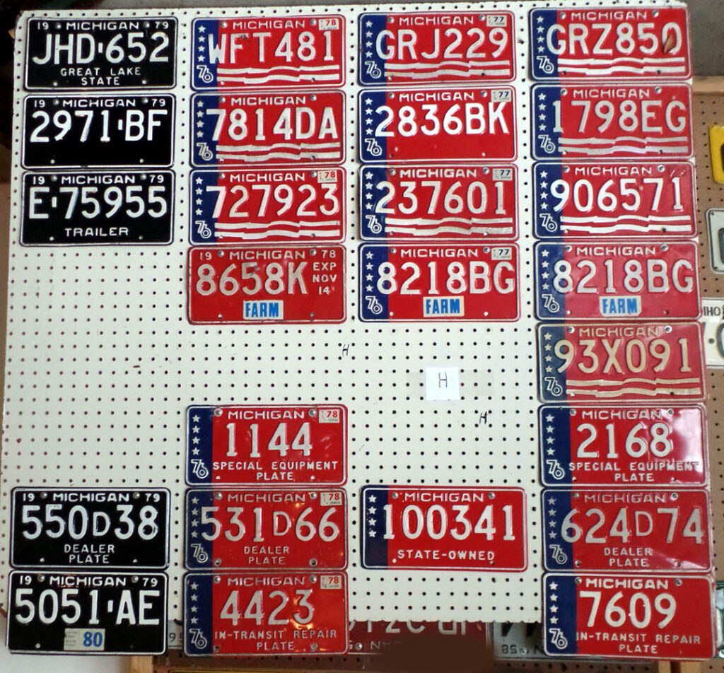 License Plates – Group H