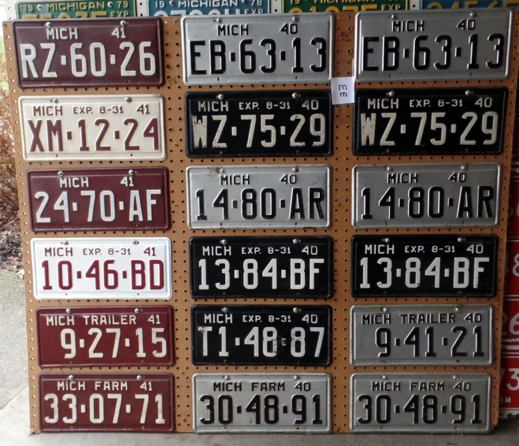 License Plates Group Mm