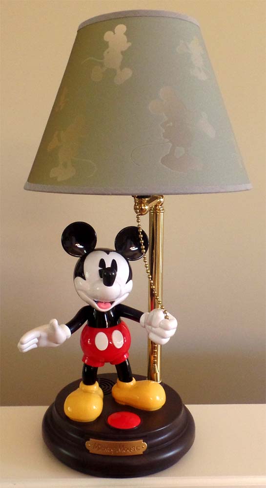 Disney Animated Mickey Lamp