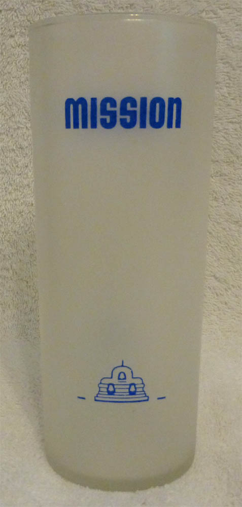 Mission Syrup Line Frosted Glass