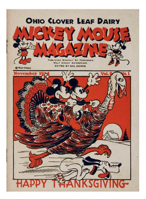 Mickey Mouse Dairy Promotion Magazine