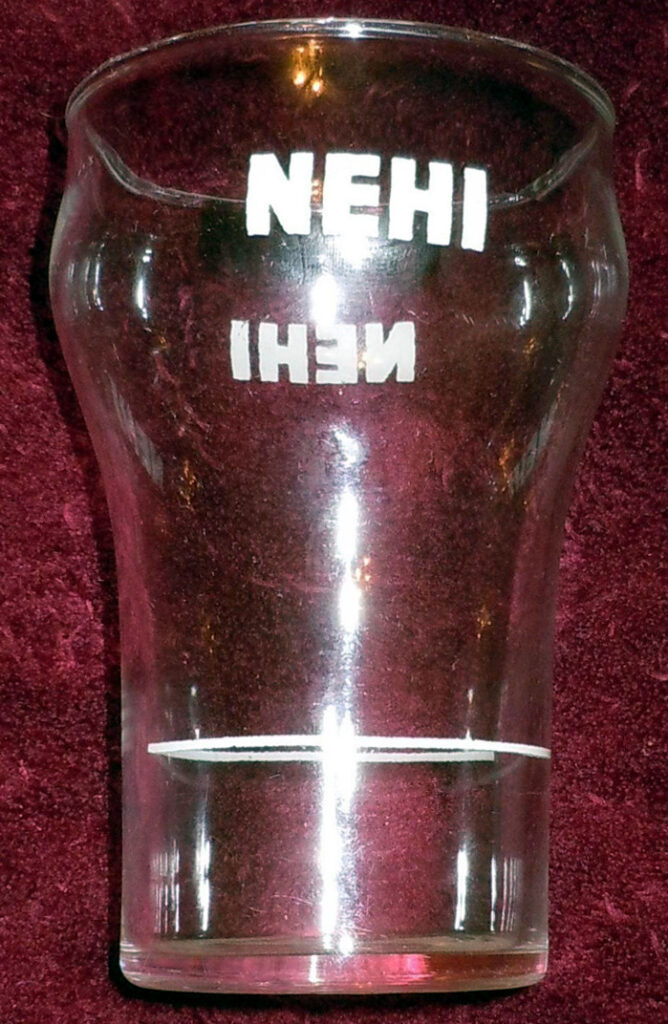 Nehi Syrup Line Glass