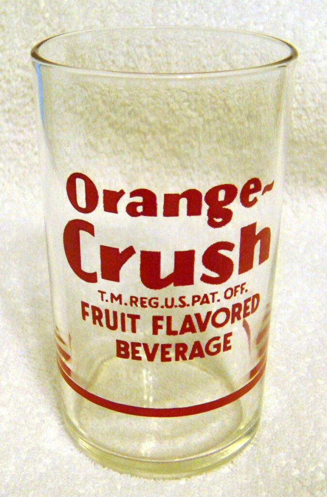 Orange Crush Syrup Line Glass Variation 1