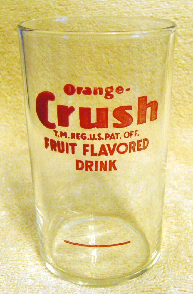 Orange Crush Syrup Line Glass – Variation 2