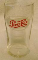 Pepsi-Cola Syrup Line Glass Single Dot – No Script on glass by Syrup Line
