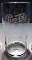 Pepsi-Cola Syrup Line Glass Variation 3