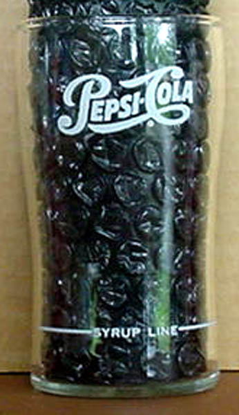 Pepsi-Cola Syrup Line Glass Variation 4