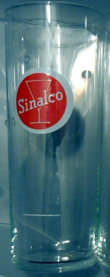Sinalco Syrup Line Glass